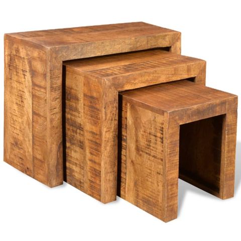 The Art of Functional Furniture Exploring Vidaxl Sheesham Nesting Tables